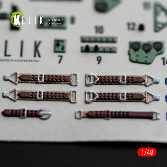 Aichi D3A2 Val - interior 3D decals for Wingsy Kits