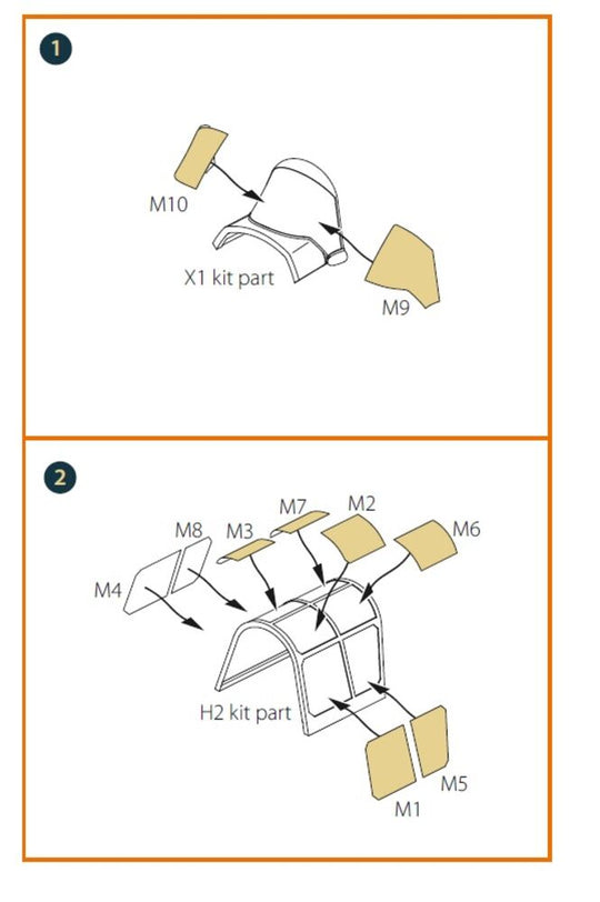 Hawk H-75M painting mask for CP kit CP4806