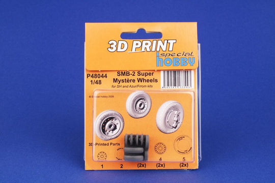 SMB-2 Super Mystère Wheels for Special Hobby and Azur/Frrom