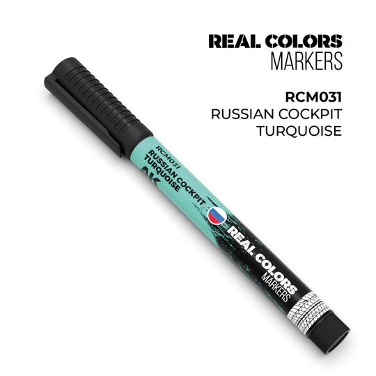 Real Colors Markers: RUSSIAN COCKPIT TORQUOISE