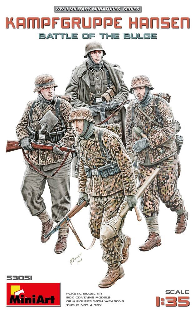 Kampfgruppe Hansen. Battle of the Bulge