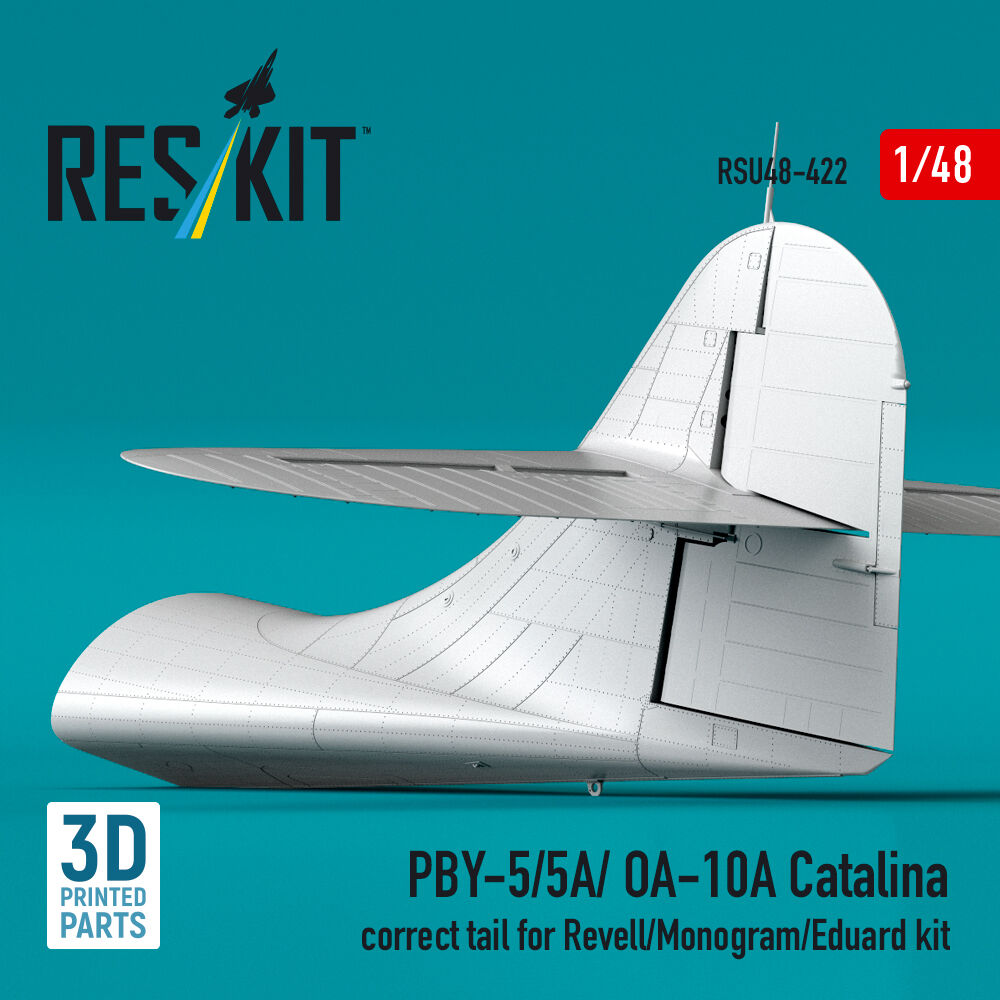 PBY-5/5A/OA-10A Catalina correct tail (3D Printed) for Revell / Monogram / Eduard