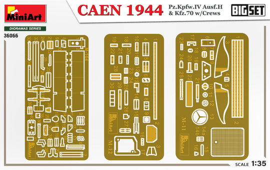 Caen 1944: Pz.Kpfw.IV Ausf.H & Kfz.70 w/Crews. Big Set