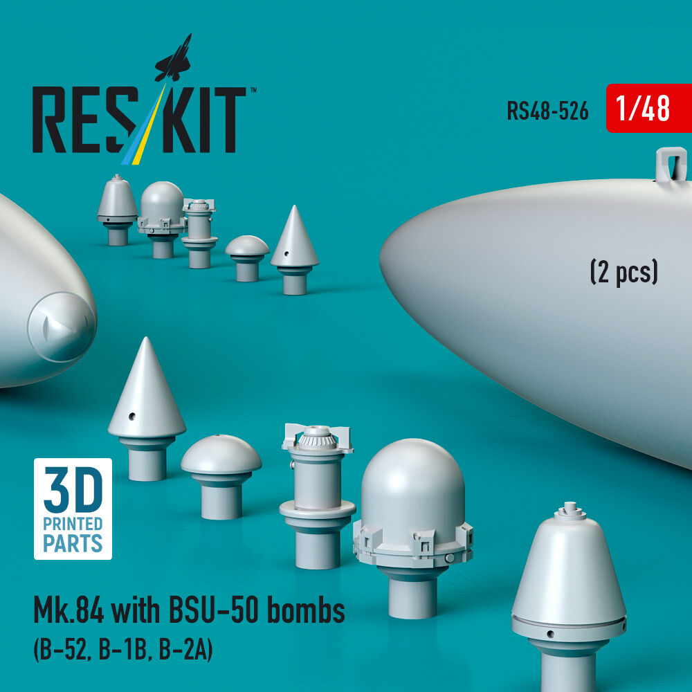 Mk.84 with BSU-50 bombs (2 pcs) (B-52, B-1B, B-2A) (3D printed)