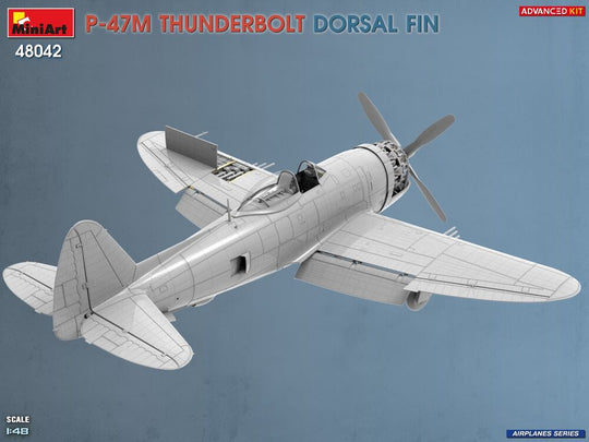 P-47M Thunderbolt. Dorsal Fin. Advanced Kit