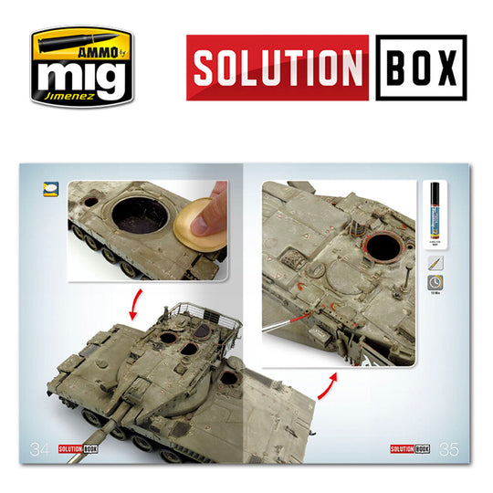 SOLUTION BOOK 03 - How to Paint IDF Vehicles (English, Castellano, Français, Deutsch)