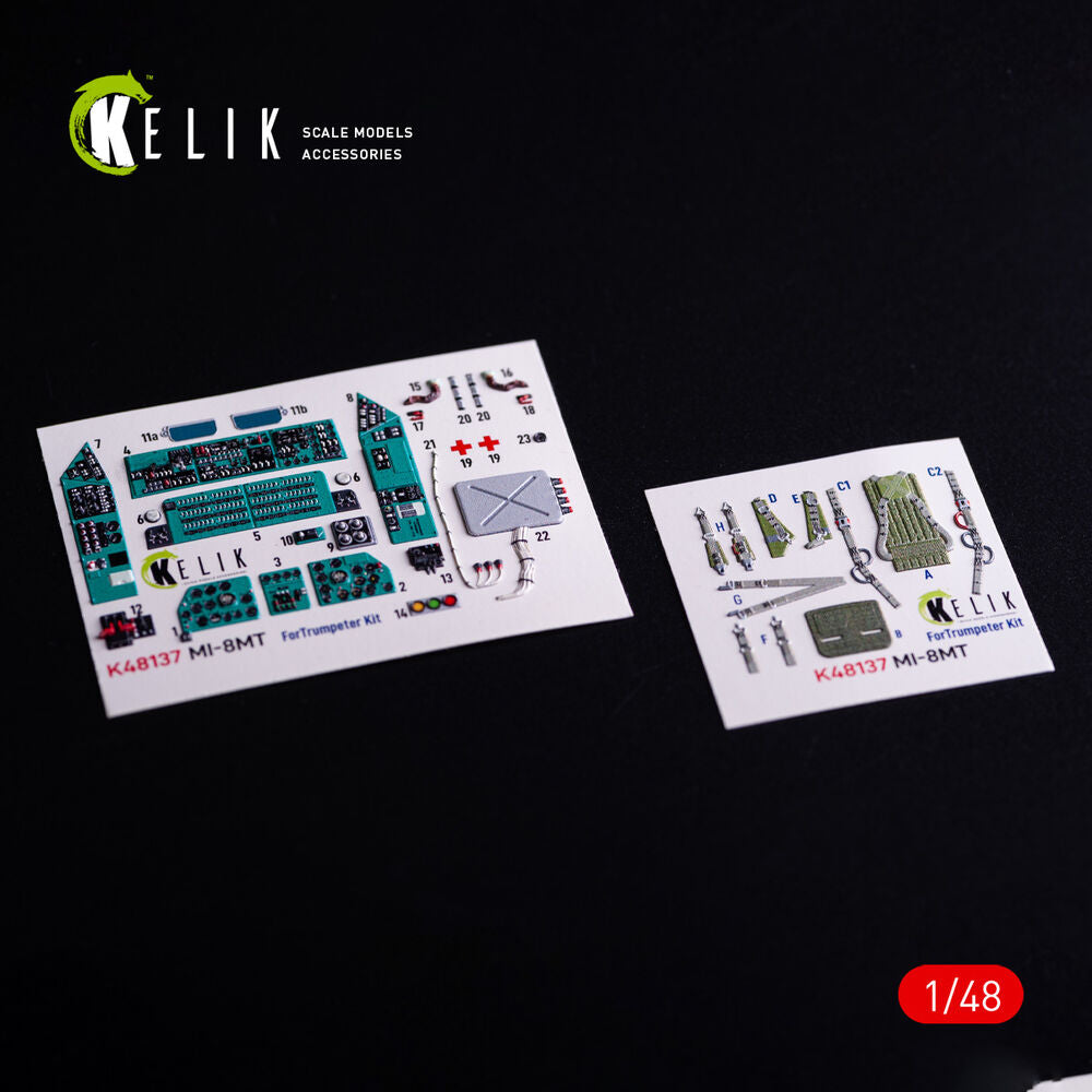 Mi-8MT - interior 3D decals for Trumpeter kit