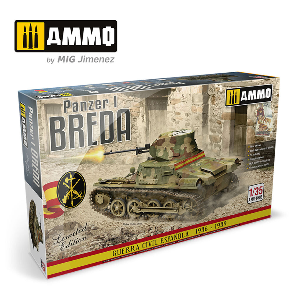 1/35 Panzer I Ausf. A Breda - Spanish Civil War Light Tank Destroyer