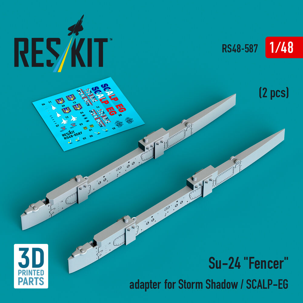 Su-24 Fencer adapter for Storm Shadow / SCALP-EG (2 pcs) (3D Printed)