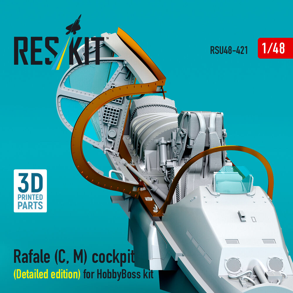 Rafale (C, M) cockpit (Detailed edition) for HobbyBoss kit (3D printed)
