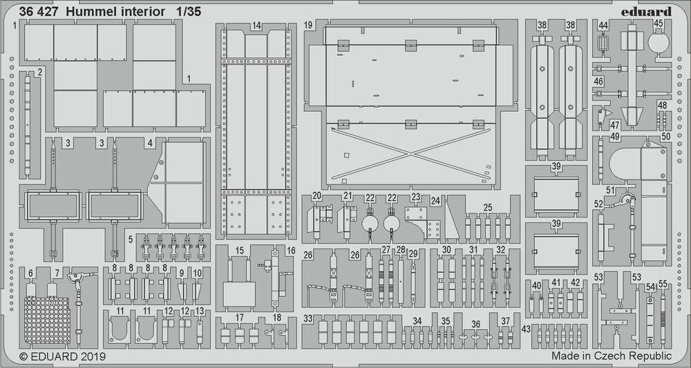 Hummel interior for Tamiya