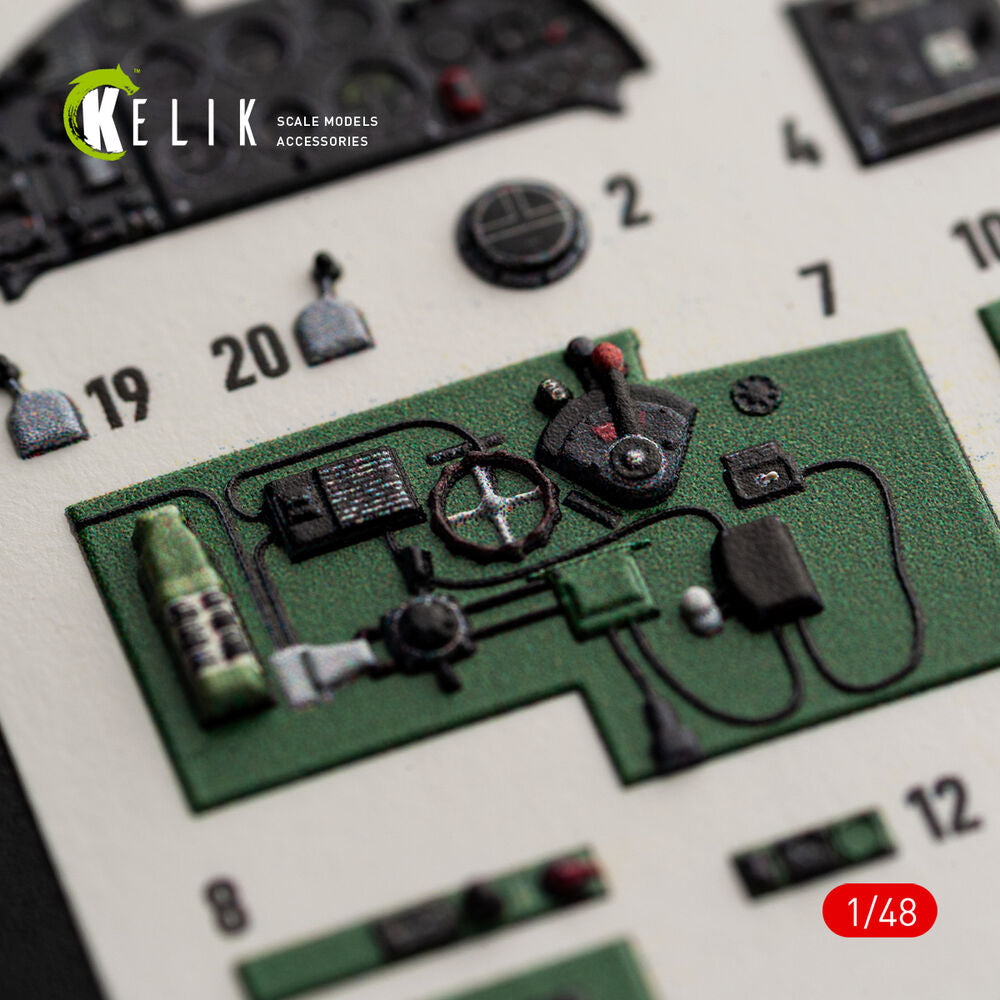 Fulmar Mk.II - interior 3D decals for Trumpeter