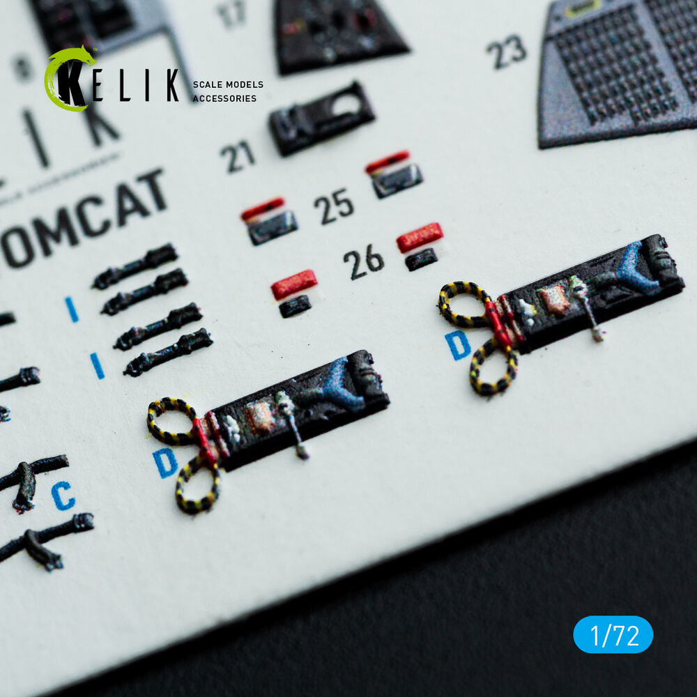 F-14B Tomcat - interior 3D decals for HobbyBoss kit
