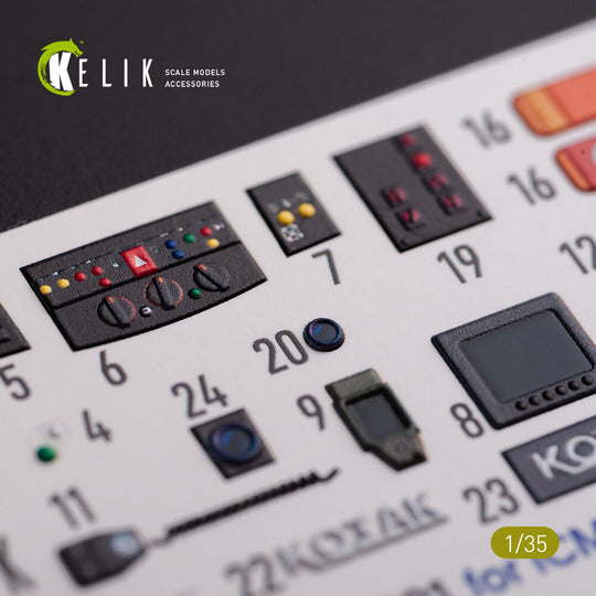 Kozak-001 Ukrainian MRAP 3D decals for ICM kit