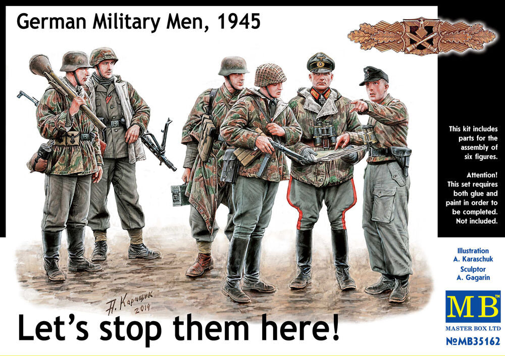 Let´s stop them here" German military me