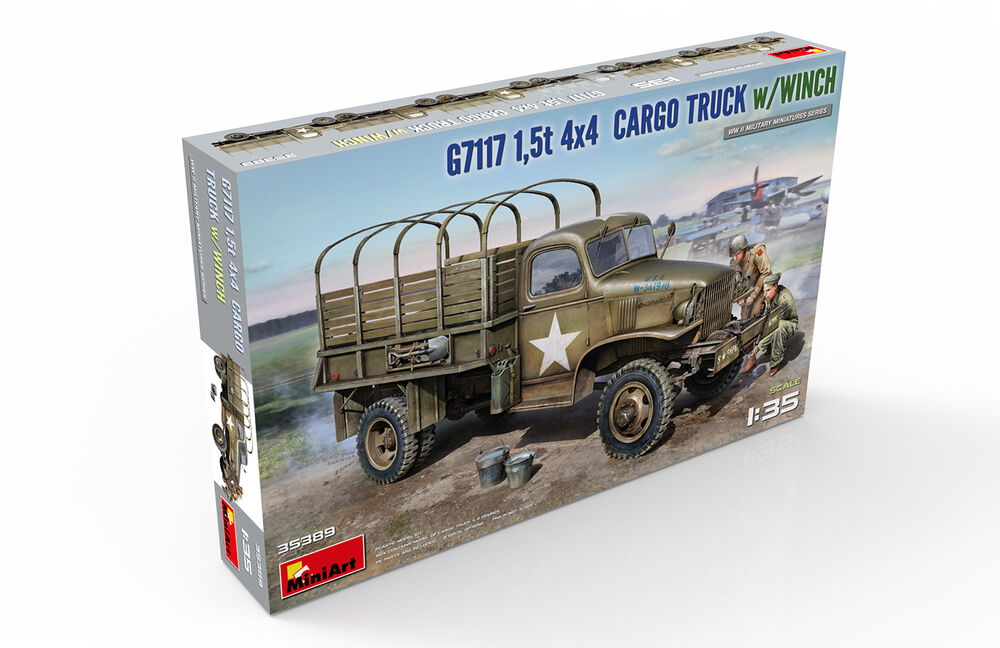 1,5t 4x4 G7117 Cargo Truck w/Winch