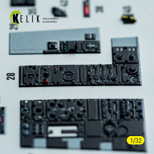 F-4D - interior 3D decals for Tamiya kit