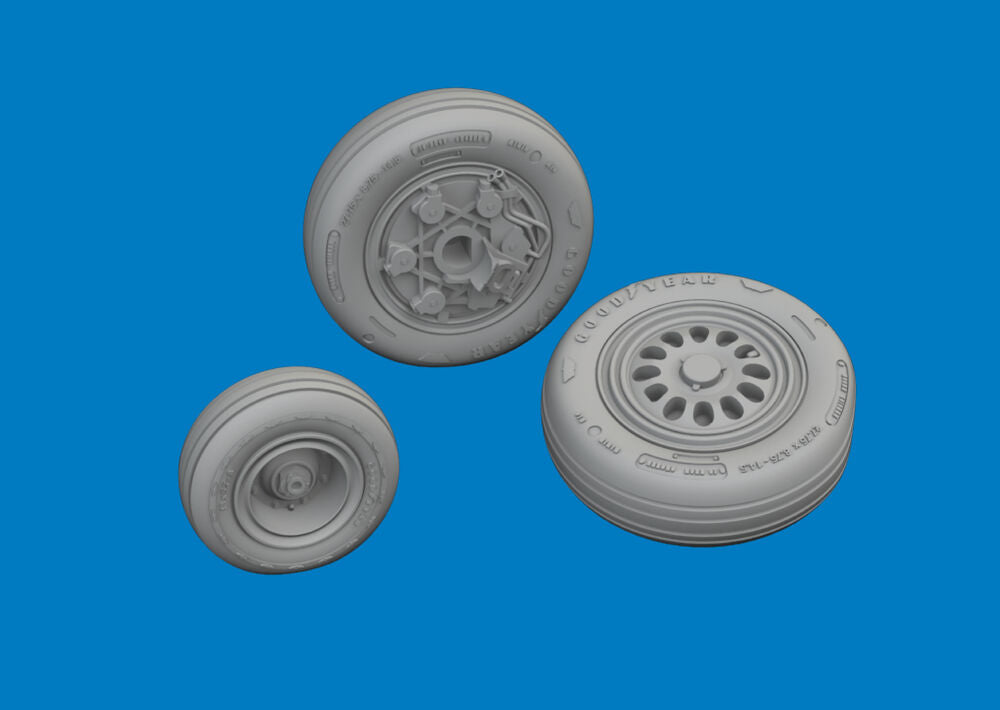 F-16I SUFA wheels 1/48 for Great Wall Hobby