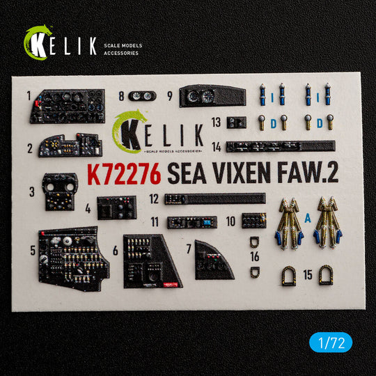 SEA VIXEN FAW.2 - interior 3D decals for Cyberhobby