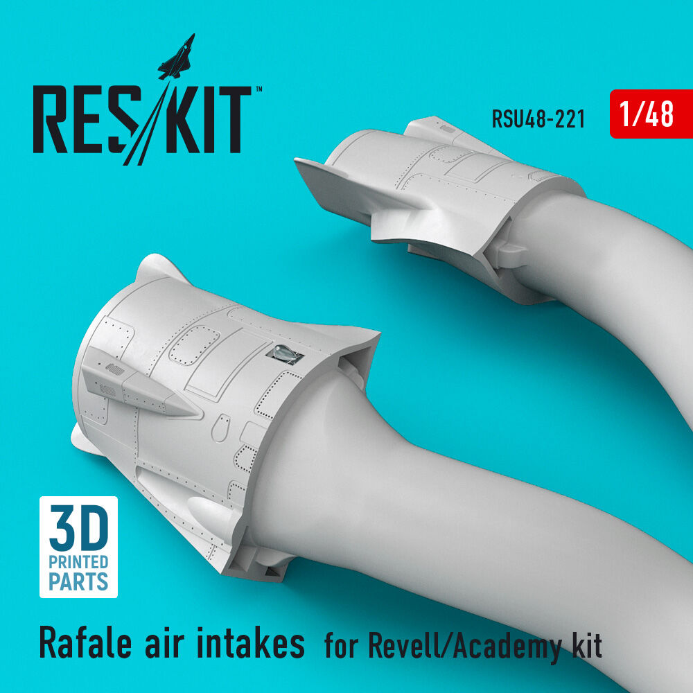 Rafale air intakes for Revell/Academy kit (3D Printed)