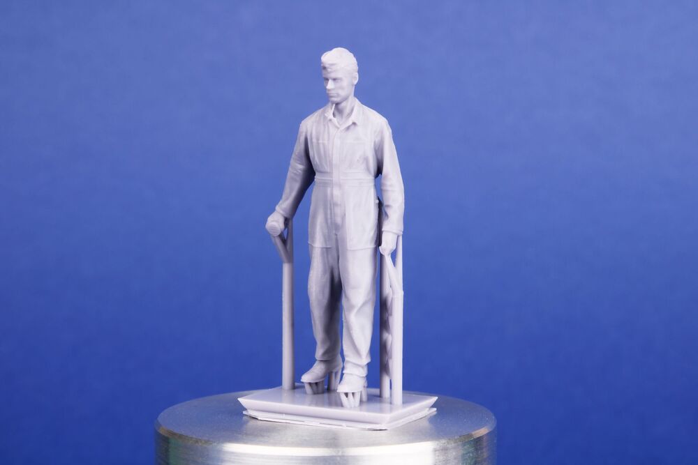 RAF Mechanic with Accumulator Trolley