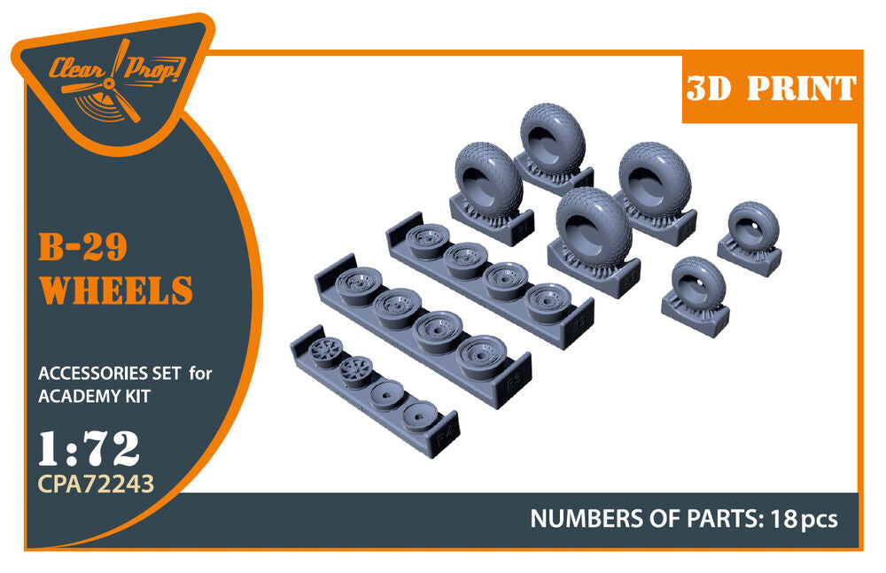 B-29 Wheels set (weighted)