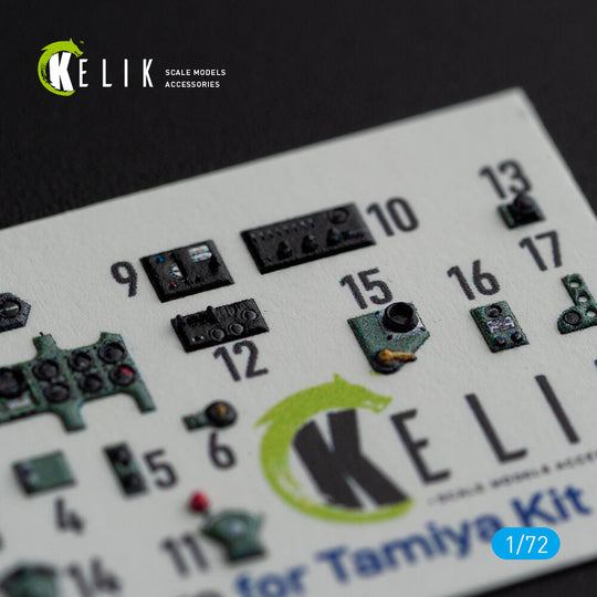 A6M5 Zero - interior 3D decals for Tamiya kit
