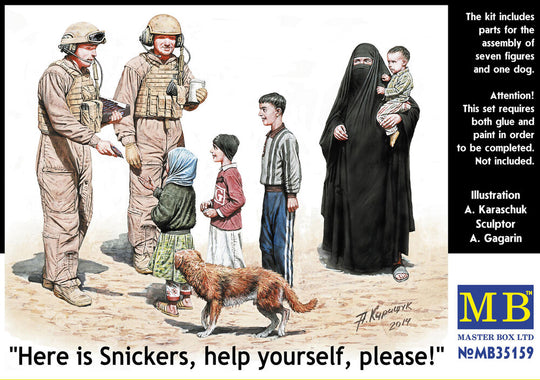 Here is Snickers help yourself, please