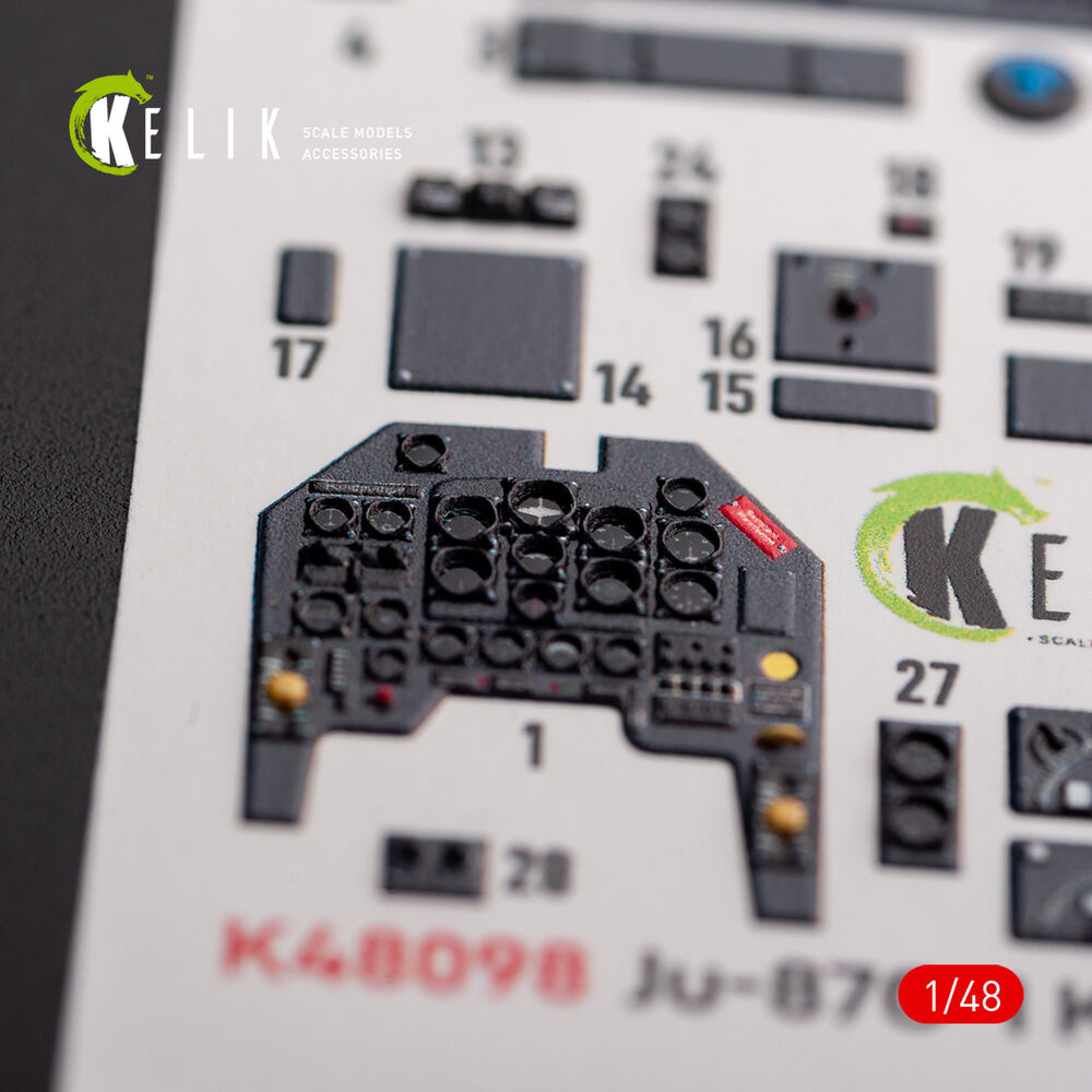 Ju-87G-1 Kanonenvogel - interior 3D decals for Italeri kit