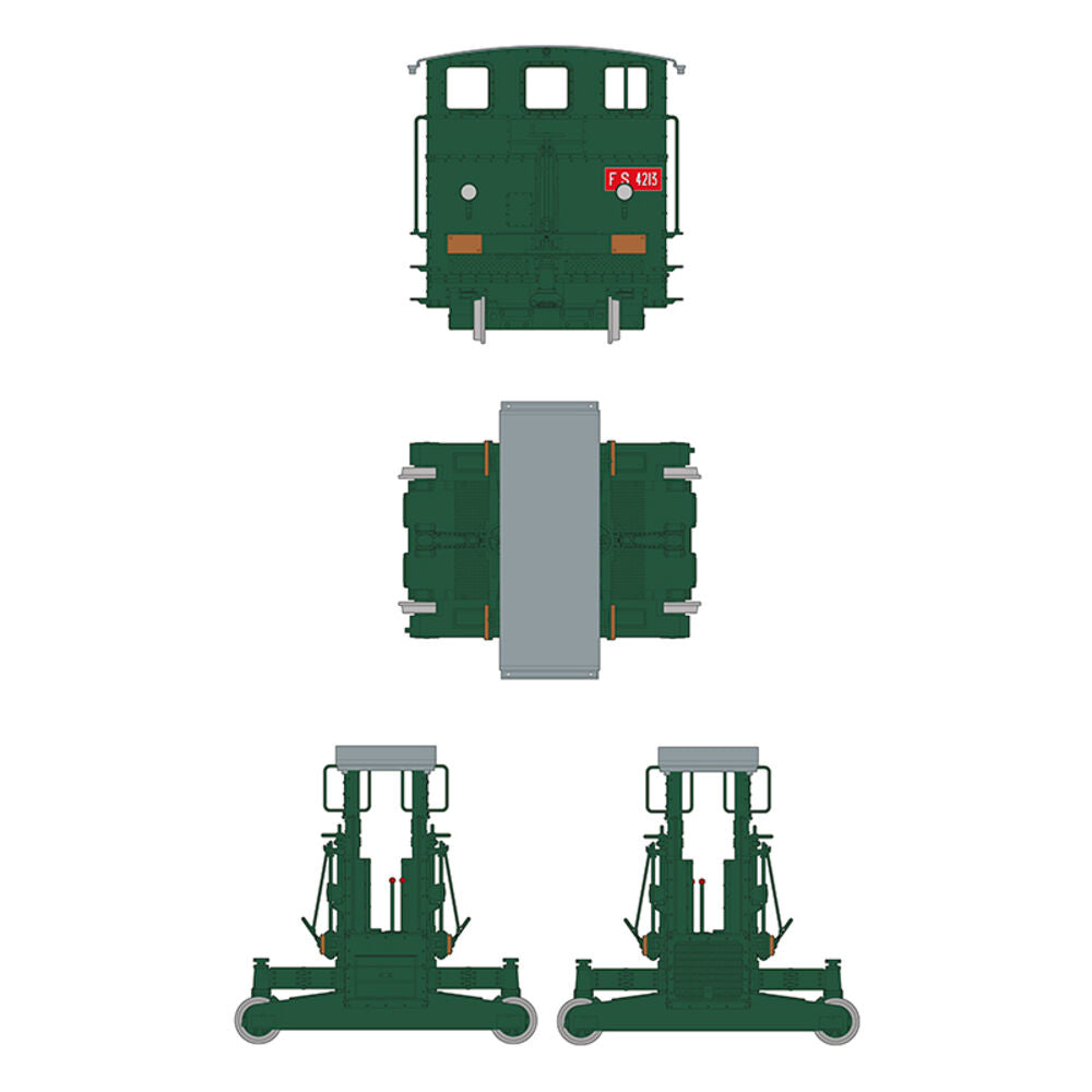 AUTOMOTORE FS 206/207/208 SOGLIOLA RAIL SHUNTER 1/35