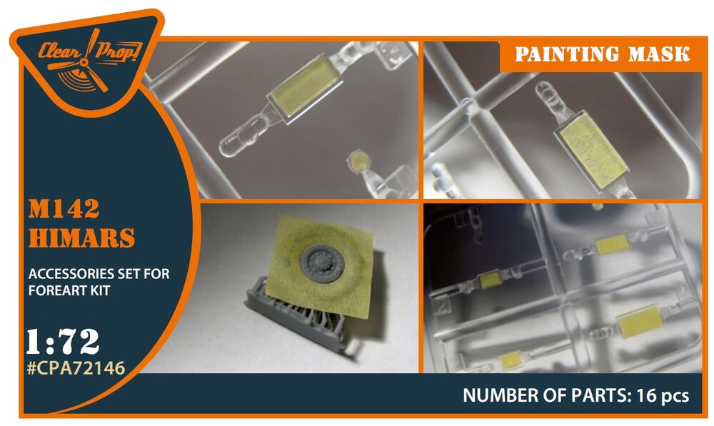 M142 Himars painting mask for Foreart kits