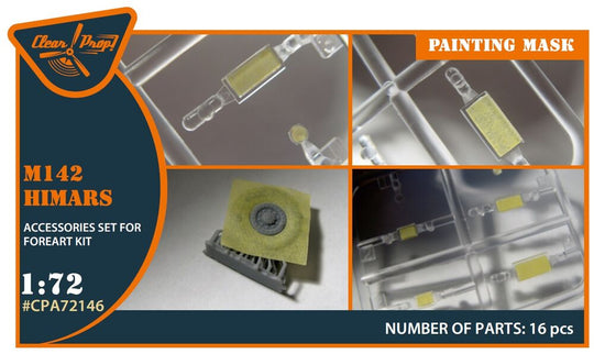 M142 Himars painting mask for Foreart kits