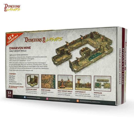 DUNGEONS & LASERS Dwarven Miners