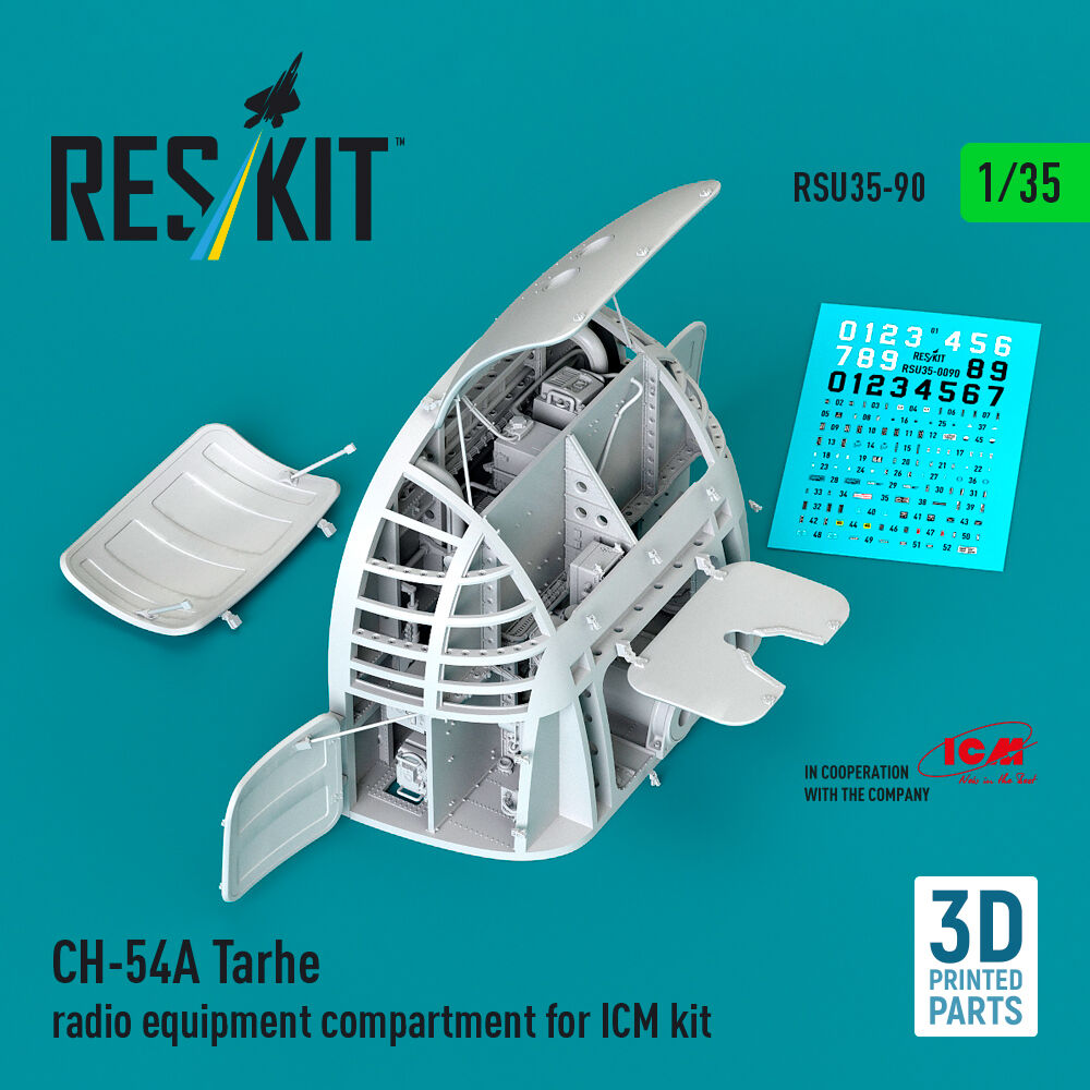 CH-54A Tarhe radio equipment compartment (3D Printed) for ICM