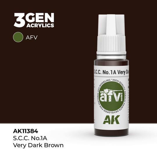 S.C.C. No.1A Very Dark Brown