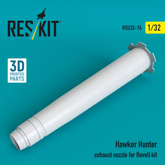 Hawker Hunter exhaust nozzle for Revell kit (3D Printed)