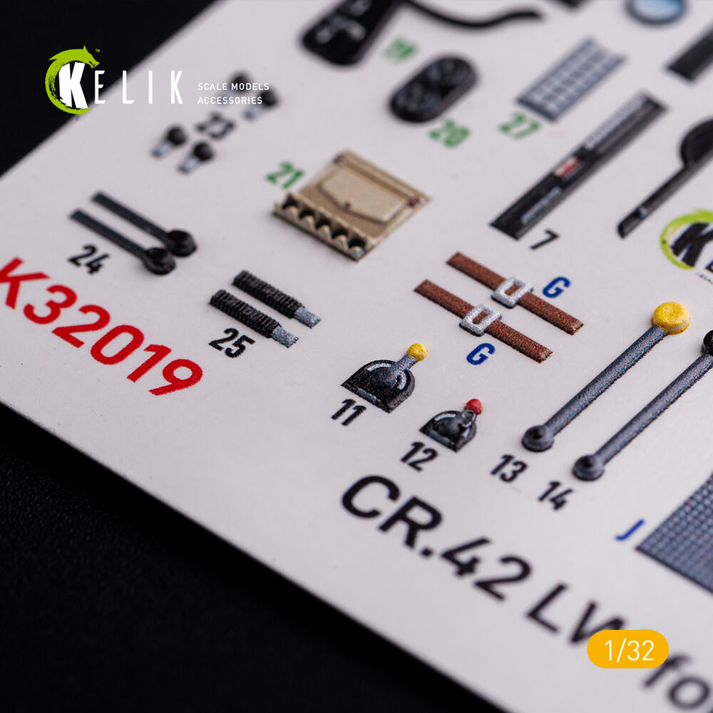 CR.42 LW - Interior 3D Decal for ICM kit