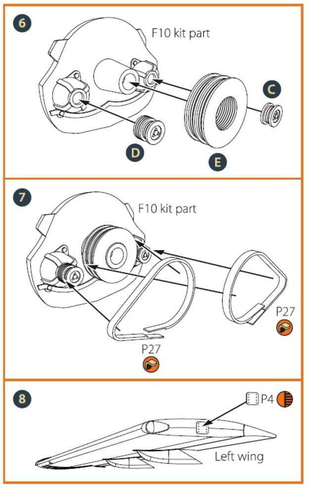 TB.2 PE parts for CP kit