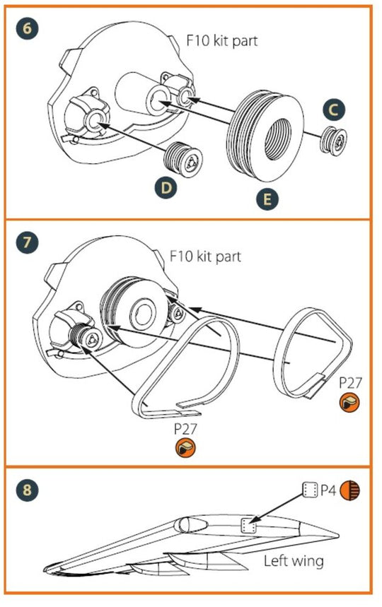 TB.2 PE parts for CP kit