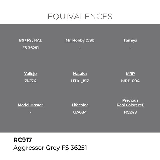 Real Colors: Aggressor Grey FS 36251 17 ml.