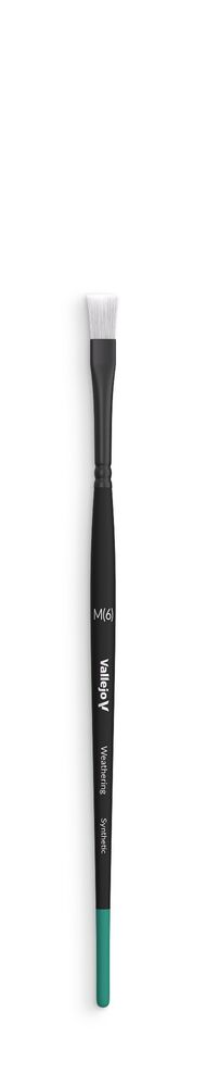 Weathering Flat Synthetic Brush  Medium (6)