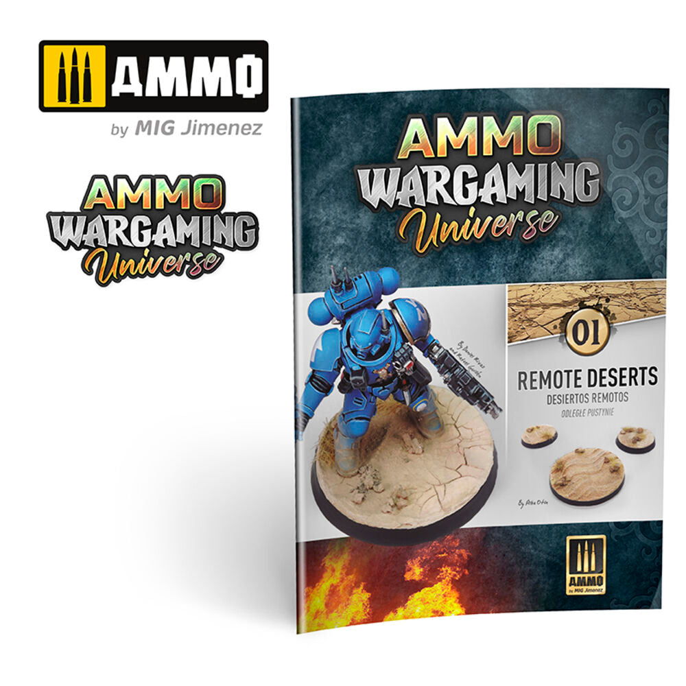 AMMO WARGAMING UNIVERSE Book 01 - Remote Deserts (English, Castellano, Polski)