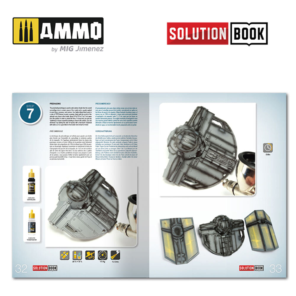 SOLUTION BOOK 05 - How to Paint Imperial Galactic Fighters (English, Castellano, Français, Deutsch)