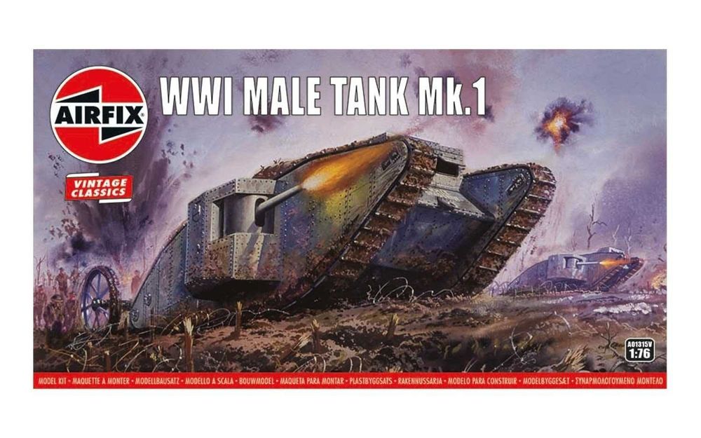 WWI "Male" Tank Mk.I,Vintage Classics