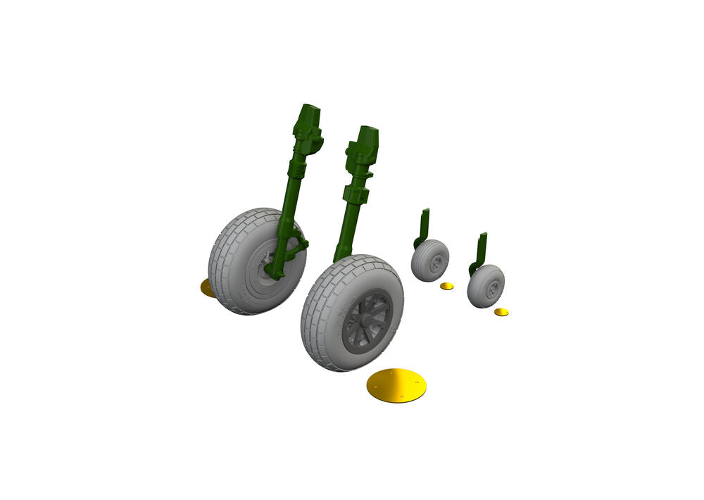 P-40E wheels block tread  EDUARD