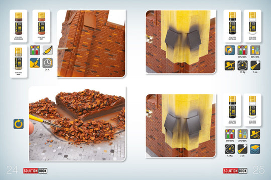 SOLUTION BOOK 09 - How to Paint Brick Buildings (English, Castellano, Francais, Deutsch)