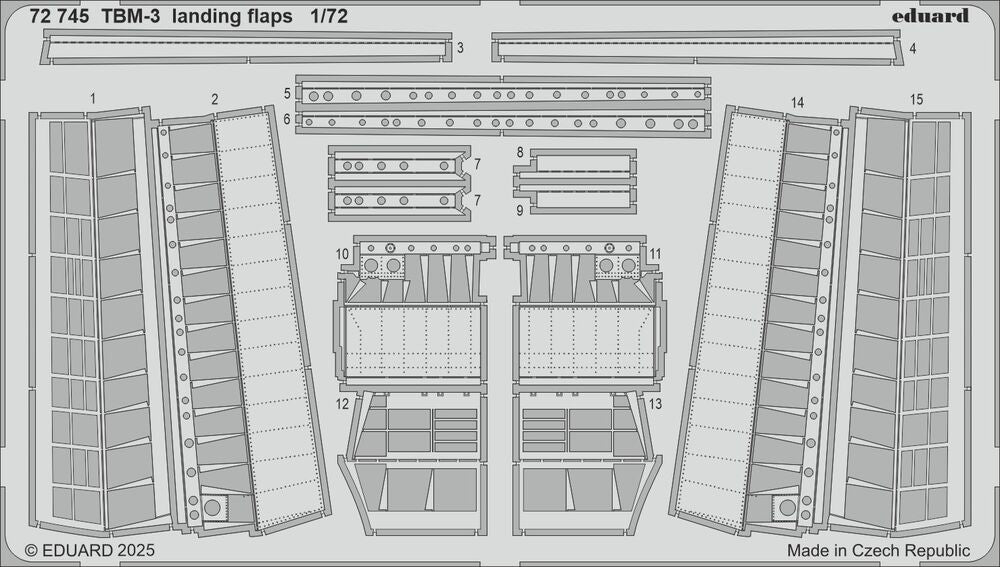 TBM-3 landing flaps  HOBBY BOSS