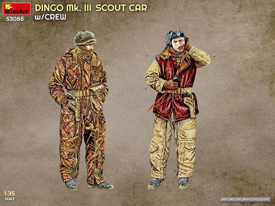 Dingo Mk. III Scout Car w/ Crew