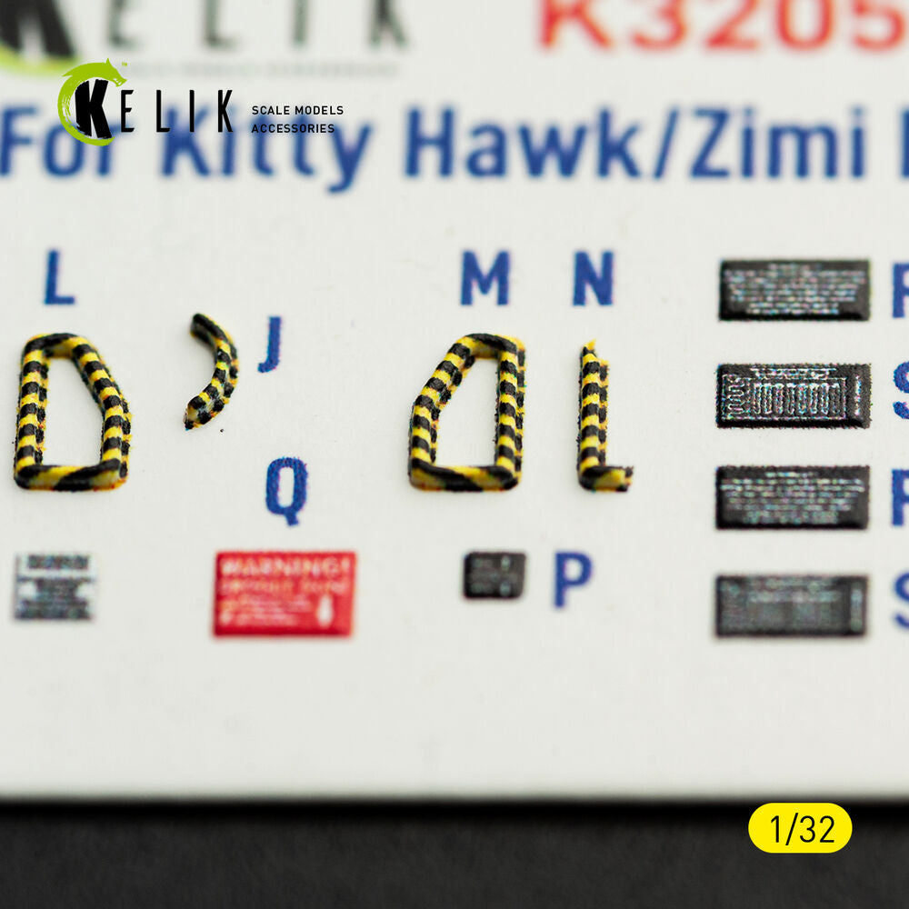 RF-5E - interior 3D decals for Kitty Hawk/Zimi models kit