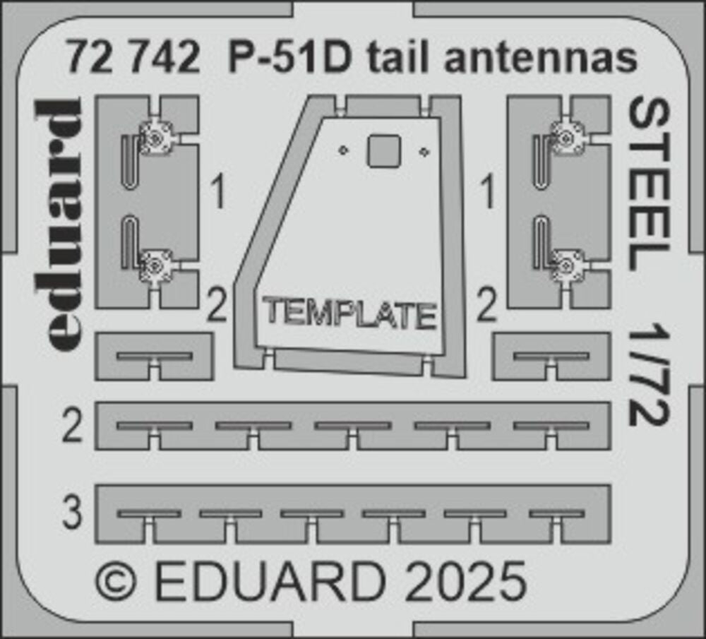 P-51D tail antennas STEEL